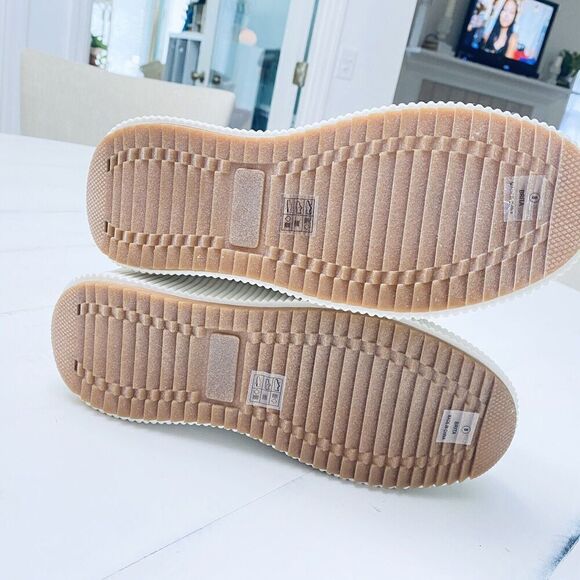 Nicole Miller  Mixed Media Platform NY Shoes Sneaker Women's  Size 8 Pastel New - Picture 8 of 10